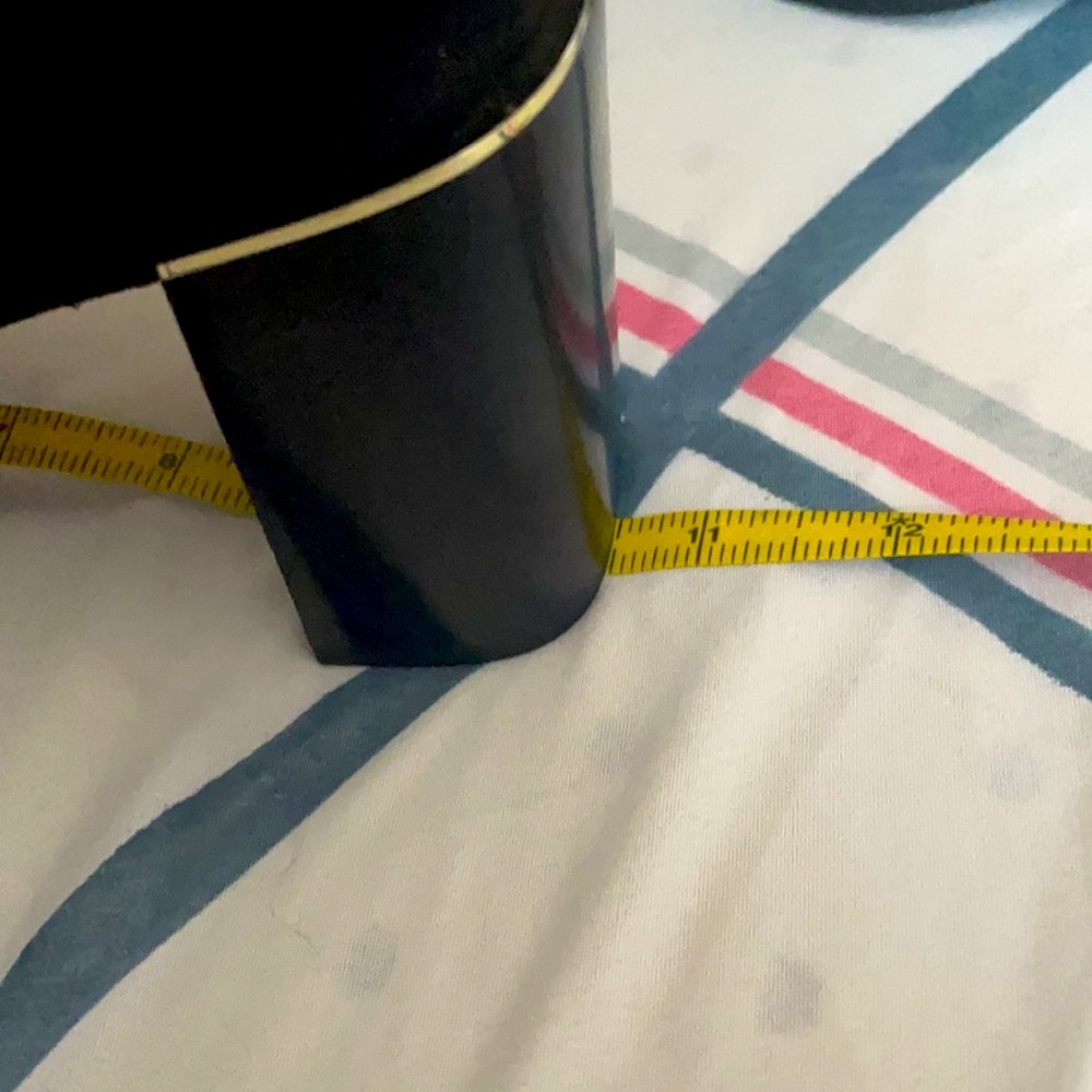 ZARA size 41 black 3”squared blocked  heel - Picture 7 of 11